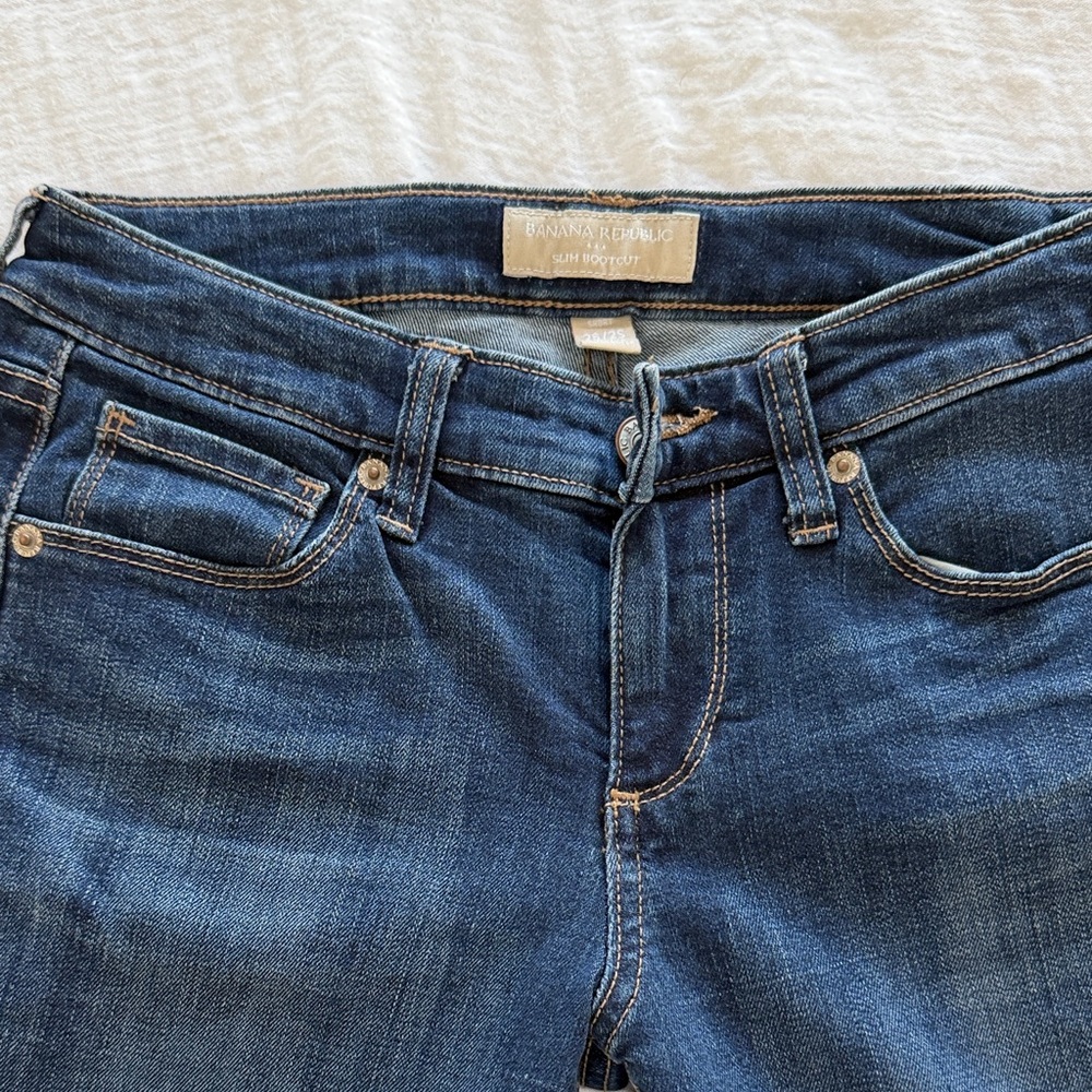 Banana Republic Women's Blue Boot Cut Jeans